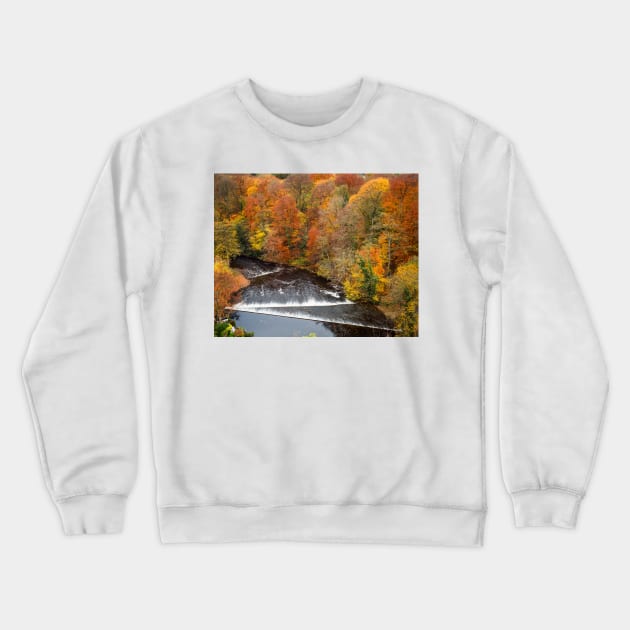 Autumn Weir Crewneck Sweatshirt by GeoffCarpenter